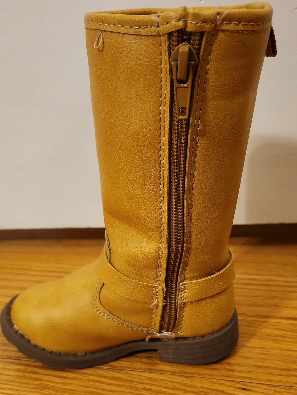Carter's Girls Tan Riding Boots (Size 6)